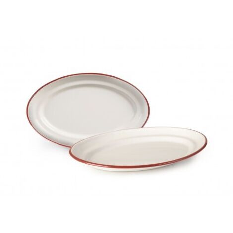 ibili Serie Bordeaux fuente ovalada Bordeaux 25 cm