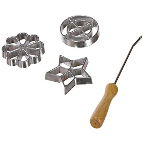 IBILI Set MOLDES ROSETON, Alluminio