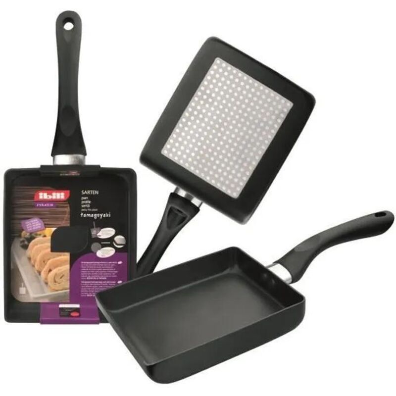 Ibili Tamagoyaki-pfanne Schwarz 15x18 Cm Antihaftbeschichtet