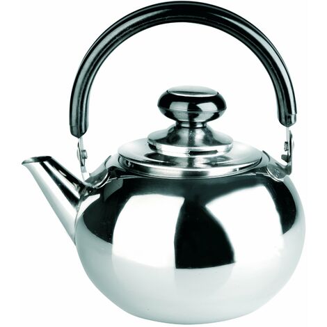 IBILI Teiera Pava con filtro Prisma, 1,3 litri, acciaio inox 18/10, adatta per induzione