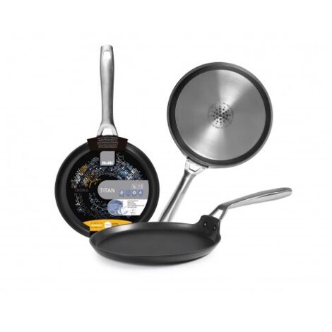 ibili Titan sartén para crepes 26 cm plateada