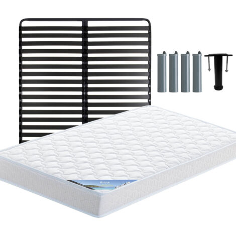 IBIZA - Pack Matelas + Titanium 22 140x190cm + Pieds
