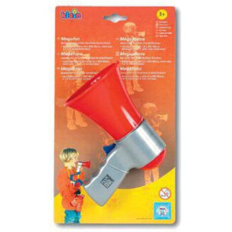 IBM klein Theo 8942 Fire Fighter Henry Mégaphone I Mégaphone-Jouet avec Super Fonction Sonore I Dimensions : 16 cm X 11 cm X 7 cm I Jouet pour Enfants Partir de Trois Ans