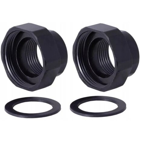 Ibo  Raccords de pompe C.O. - 1" x 1 1/2" - 2 pices - Haute qualité - Installation facile