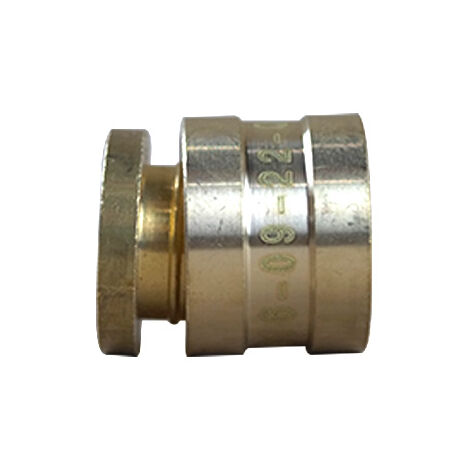 Ibp Bänninger – Bouchon de 16 mm à glissement – Raccord PER en laiton pour tubes – Connexion fiable et durable – Usage professionnel