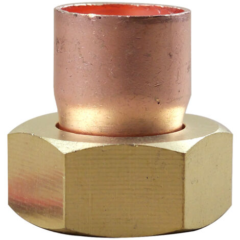 Ibp Bänninger – Douille droite écrou prisonnier femelle 3/4' (20/27) – Raccord cuivre pour tube Ø18 – Connexion fiable plomberie chauffage