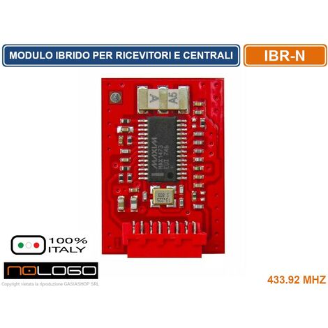 IBR-N IBRIDO N. AD INNESTO 433.92 MHZ PER RICEVITORI E QUADRI DI COMANDO PREDISPOSTI