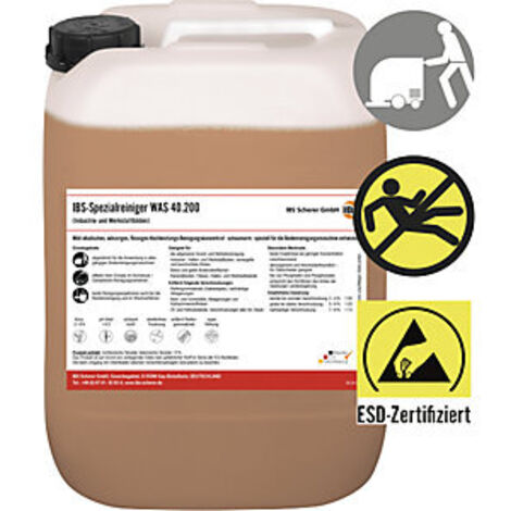 IBS Scherer  Detergente per pavimenti WAS 40200  valore di pH