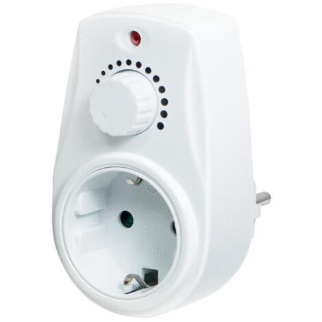 Ic intracom italy 045727 pa0151-adaptador de enchufe con dimmer-blanco
