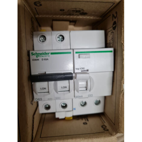 iC60N 2P D 63A 300mA-AC SCHNEIDER  A9W14263  Disjoncteur