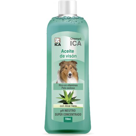 ICA chpm38 Shampoo Olio di Visone con Aloe Vera per Cani