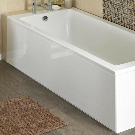 ICE 1800mm White Gloss 1 Piece Bath Front Panel