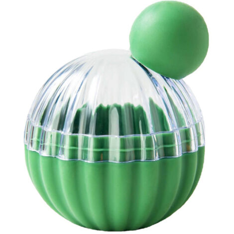 Ice Ball Mold Cactus Shape Food Grade Silicone Large Ice Ball Maker for Coffee Whiskey Green