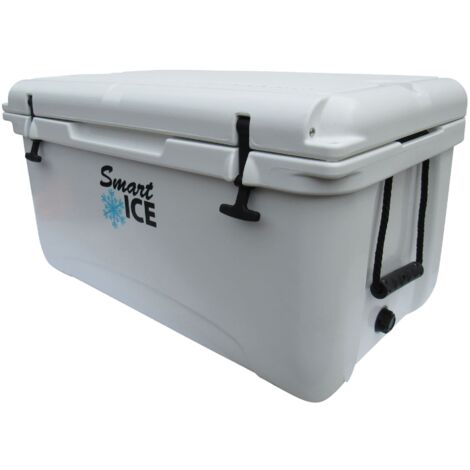 Ice Chest Cooler Box 65L (Large White Party Camping Plastic Coolbox)