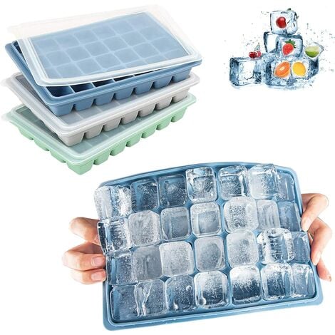 Silicone Ice Cube Trays with Lids Flexible Ice Trays for Freezer 37 Cubes  Ice Cube Molds for Whiskey Cocktails Chilled Drinks - China Silicone Ice  Cube Molds and Ice Cube Molds price