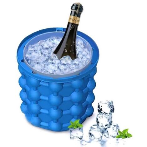 Ice Genie, Bac à Glaçon ice cube maker genie Silicone Moules Seau à Glace, Nouveau Desigh Ice Cube Moule.