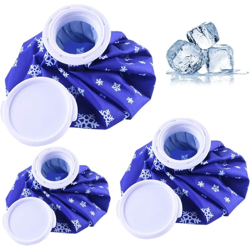 Image of ZVD - Ice pack, 3 piece ice pack, small reusable ice pack for pain relief (3 sizes)