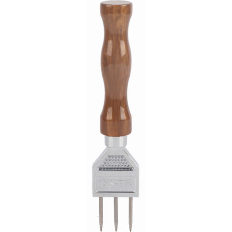Ice Pick Stainless Steel Ice Pick with Wood Handle Bartender Tool for Bars RestaurantsThree Prong