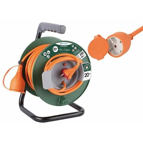 Ich habe Gartenverlängerung 20 Meter Stecker mit Anti-Spite-Deckel 3200W Max. Garten 49234 eingewickelt