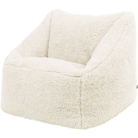 Icon Pouf Fauteuil Mini Teddy Bear, Pouf pour Enfants, Sherpa