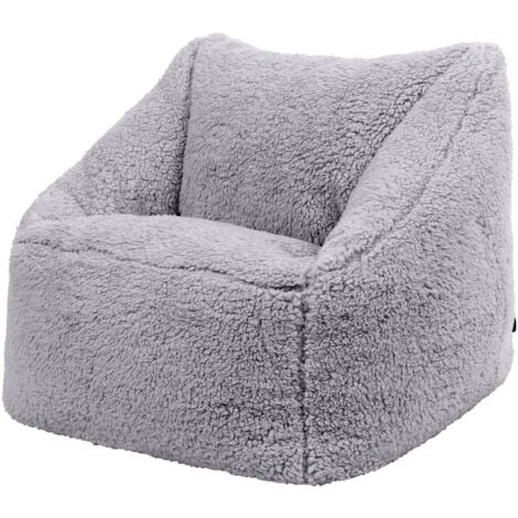 Icon Pouf Fauteuil Mini Teddy Bear, Pouf pour Enfants, Sherpa