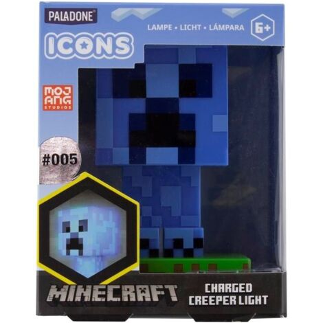 icona minecraft creeper lampada caricata