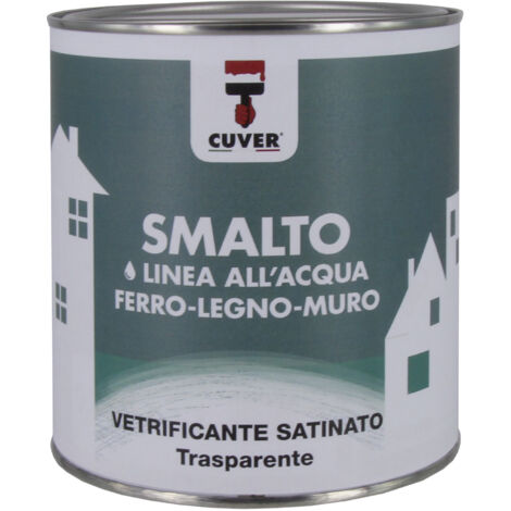 Icorip 0,750 lt smalto vetrificante trasparente satinato vernice incolore