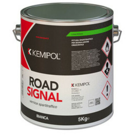 icoroad peinture peinture pour signalisation routière, couleur blanche .kg.5 - Salon