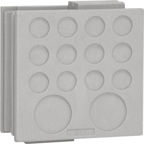 Icotek DT 1 Passacavo Ø (max.) 12.2 mm Gomma Grigio 1 pz.
