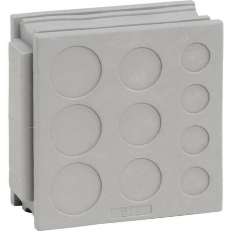 Icotek DT 2 Passacavo Ø (max.) 7.1 mm Gomma Grigio 1 pz.