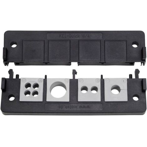 Icotek KEL-Quick 16/8 Profilo per introduzione cavi Poliammide Nero 1 pz.
