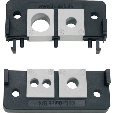 Icotek KEL-Quick B4 barretta di ingresso cavo nera