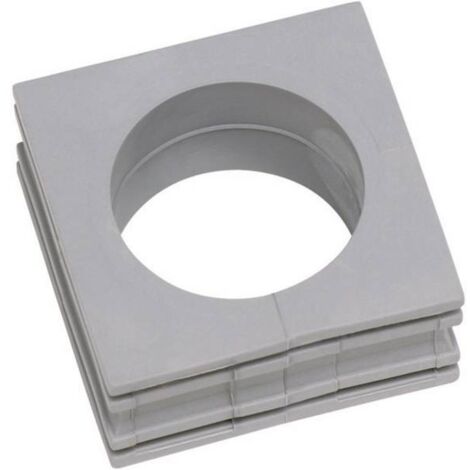 Icotek KT 22 Passacavo scanalato Ø (max.) 23 mm Gomma Grigio 1 pz.