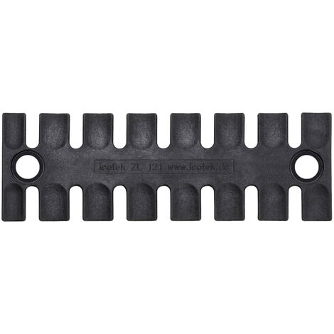Icotek ZL 87 Zugentlastungsleiste     Polyamid Schwarz 1 St.