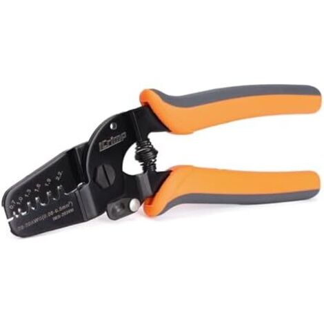 iCrimp IWS-2820M Outils de sertissage miniatures, Pince à sertir avec fonction Open Barrel, bornes et connecteurs 0,08-0,5 mm² JAM, Molex, Tyco, JST -