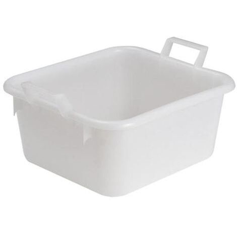 ICS BACINELLA QUADRA BIANCA lt. 15 - cm. 38x36x17 h