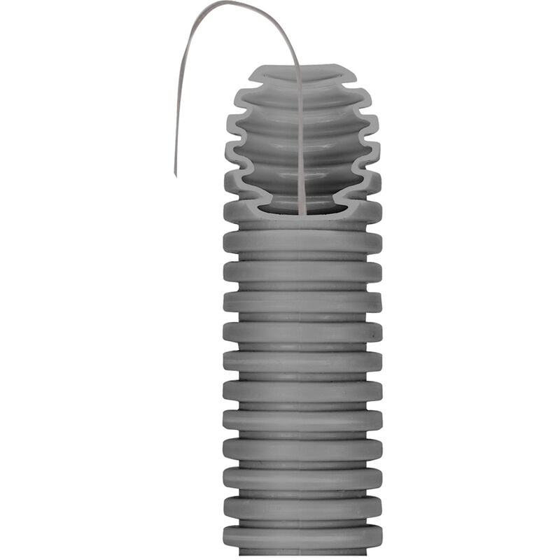 Gaine électrique icta avec tire-fils gris foncé diamètre 32mm - gewiss - DX20532R
