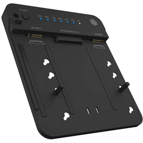 ICY BOX CloneStation & DockingStation IB-2915MSCL-C31 M.2 NVME & SATA 2.5''/3.5'' SSD/HDD