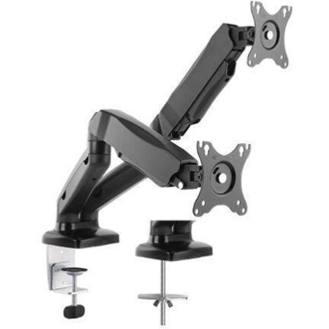 icy-box IB-MS304-T support moniteur noir ergonomique