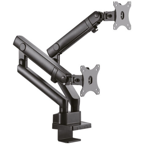 icy-box IB-MS314-T Doppelmonitorhalter schwarz 32 Zoll