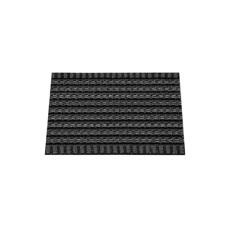 Idmat - Tapis grattant solido 40x60cm noir moucheté gris