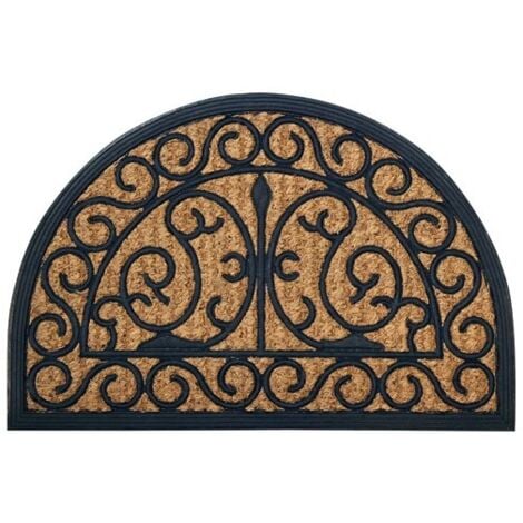 IDMAT ID MAT - Tapis cuba 40 x 60 cm demi lune volutes