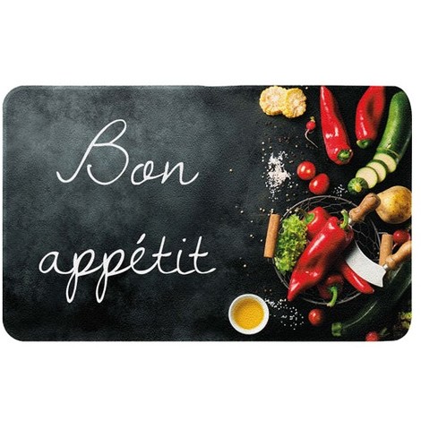 ID MAT - Tapis de cuisine - 50x80 cm - Bon apptit - 3700240630100