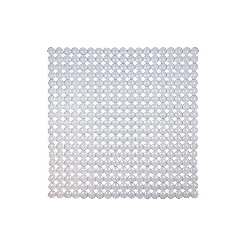 Idmat - Tapis fond de douche Bulles cristal 52x52CM