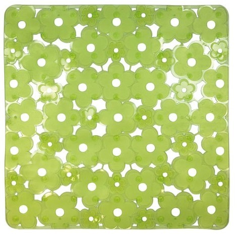 Tapis fond d'évier en silicone transparent 35.5x40.5cm Contour