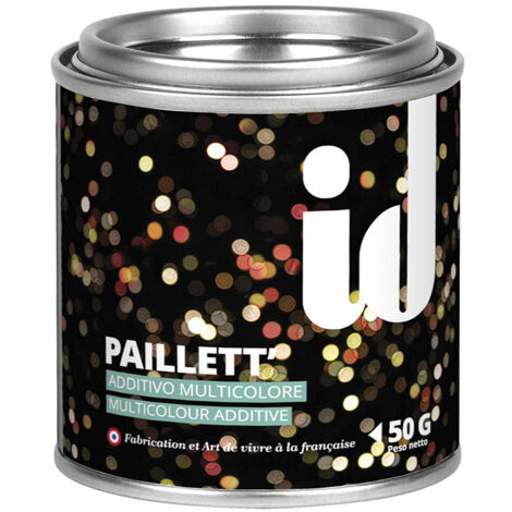 ID - PAILLETT ADDITIVO PER PITTURE MULTICOLORE 50 G