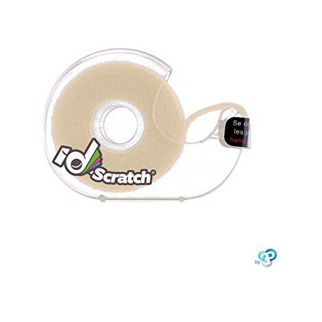 ID-Scratch Bande velcro - bobine 2m x 2cm - couleur blanche