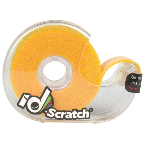 ID-Scratch Klettband - Rolle 2m x 2cm - Farbe gelb
