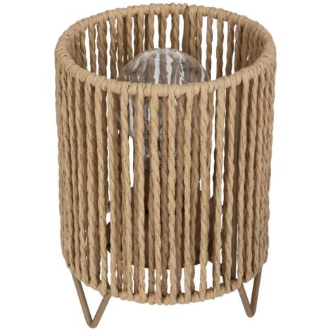 Ida lámpara de papel natural H17cm - Atmosphera créateur d'intérieur