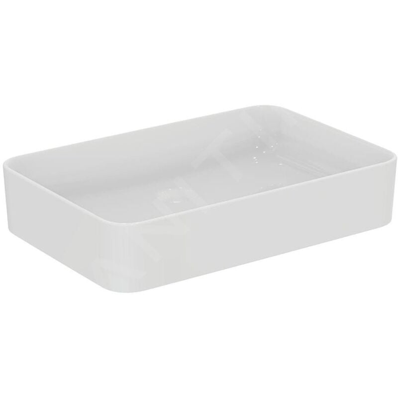 Ideal Standard - Conca Ceram - Lavabo à poser 600x40 mm, sans trop-plein, blanc T369801